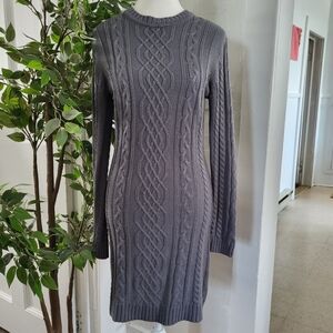 Guilty Medium Grey Knit Sweater Dress